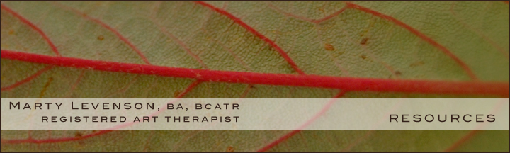 Marty Levenson's Bowen Island Art Therapy: information about art therapy resources in BC